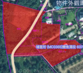 鯉魚潭風景區｜1707休閒農地+可分割賣